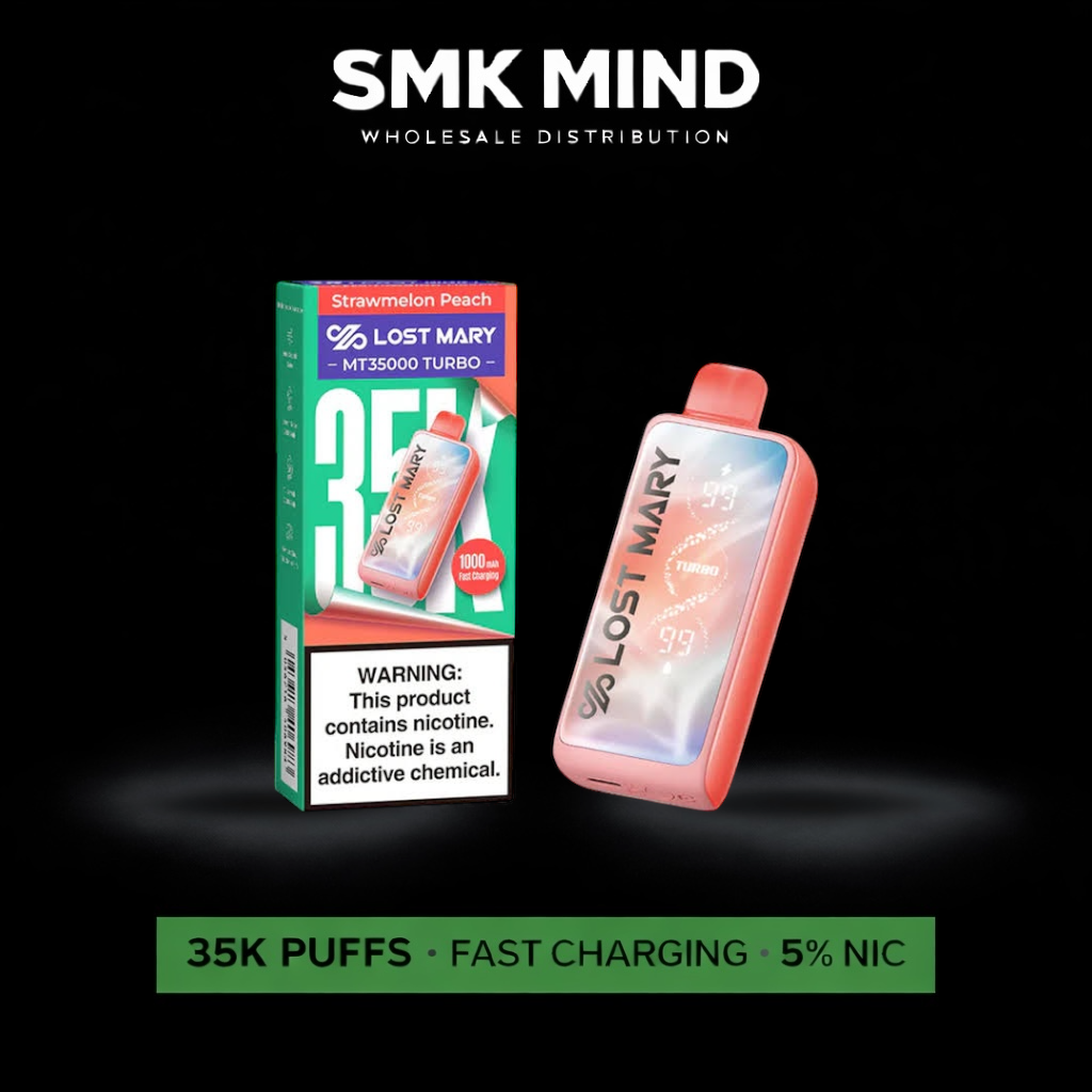 Lost Mary MT35K Turbo Disposable Strawmelon Peach 5CT/Box