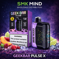 GEEKBAR PULSE X 25000 Puffs Disposable Vape Raspberry Peach Lime 5CT/Box