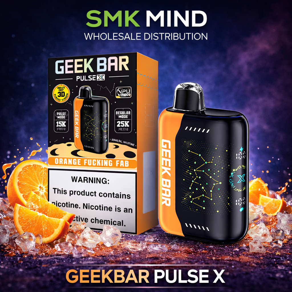 GEEKBAR PULSE X 25000 Puffs Disposable Vape Orange Fucking Fab 5CT/Box