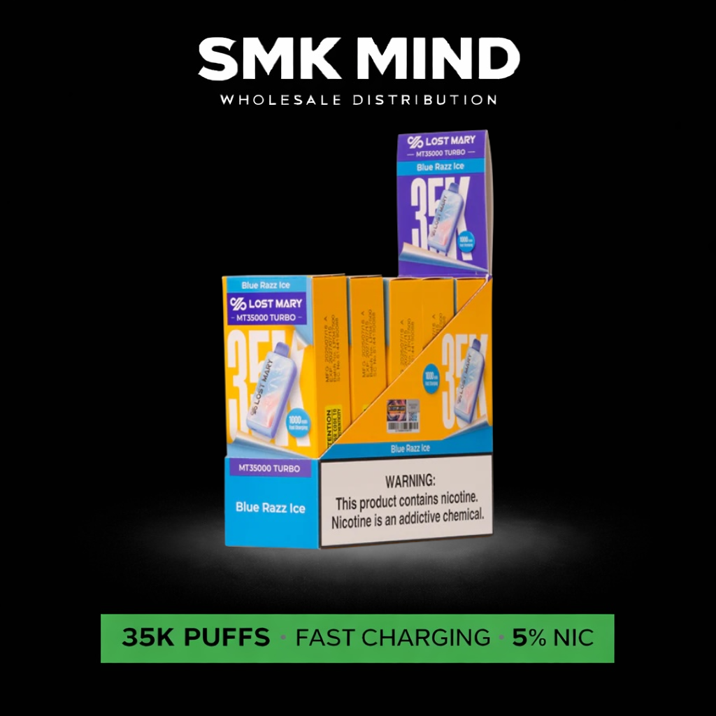 Lost Mary MT35k Turbo Disposable Blue Razz Ice 5CT/Box