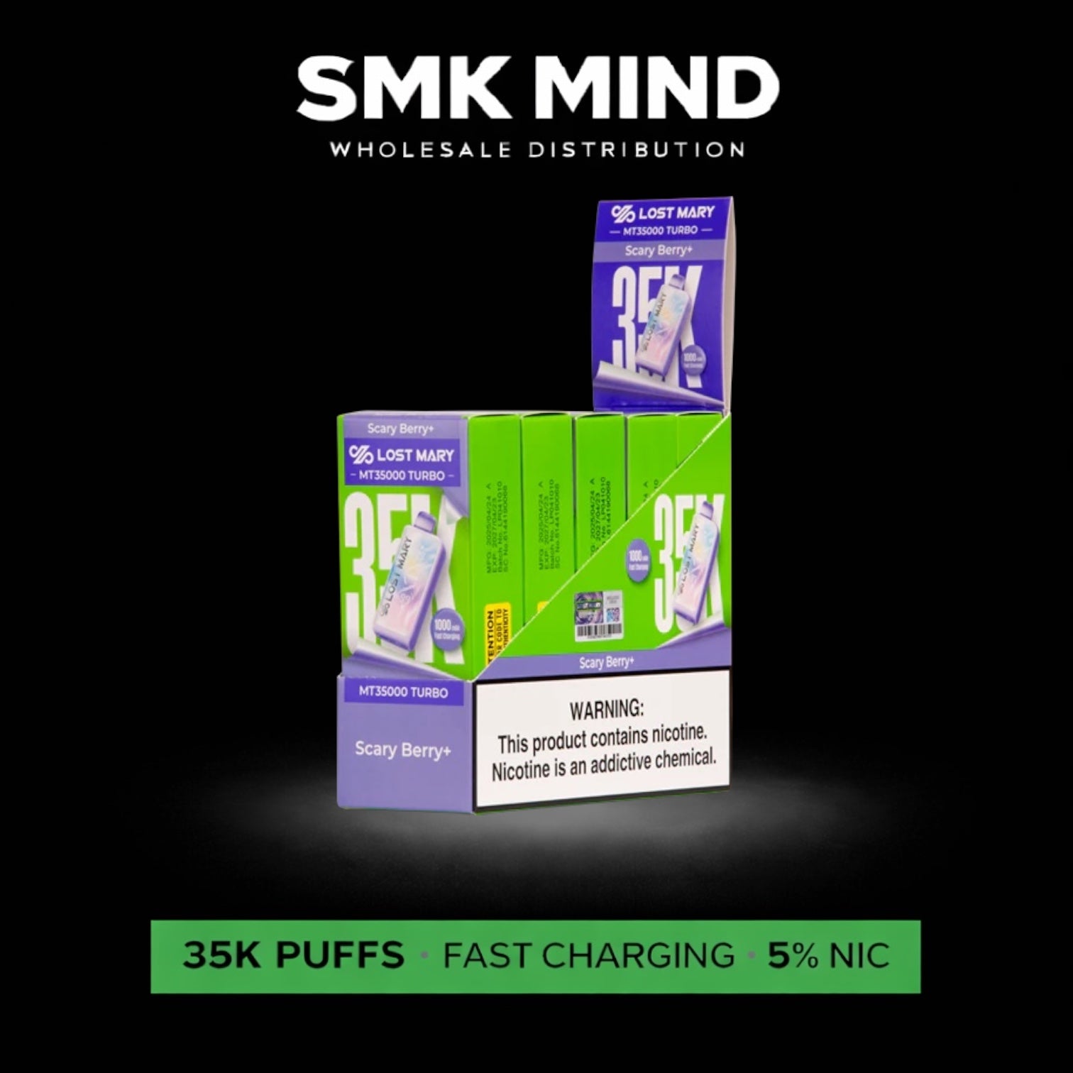 Lost Mary MT35k Turbo Disposable Scary Berry 5CT/Box