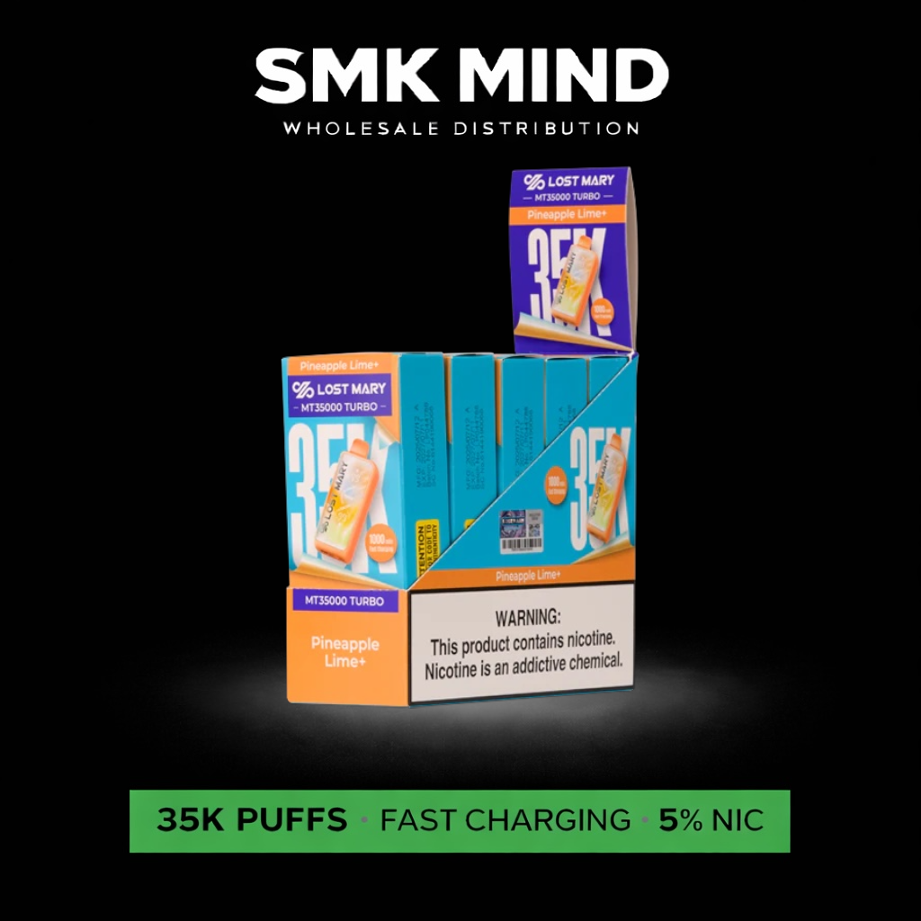 Lost Mary MT35k Turbo Disposable Pineapple Lime 5CT/Box