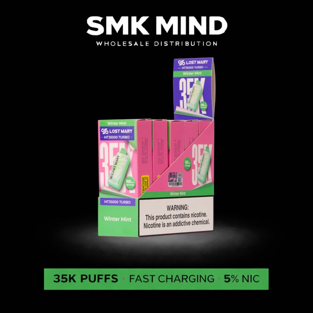 Lost Mary MT35k Turbo Disposable Winter Mint 5CT/Box