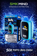 BERI CRUSH 50K Puffs Disposable Vape Blue Razz Ice 5CT/Box