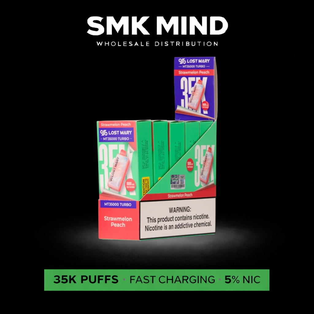 Lost Mary MT35K Turbo Disposable Strawmelon Peach 5CT/Box
