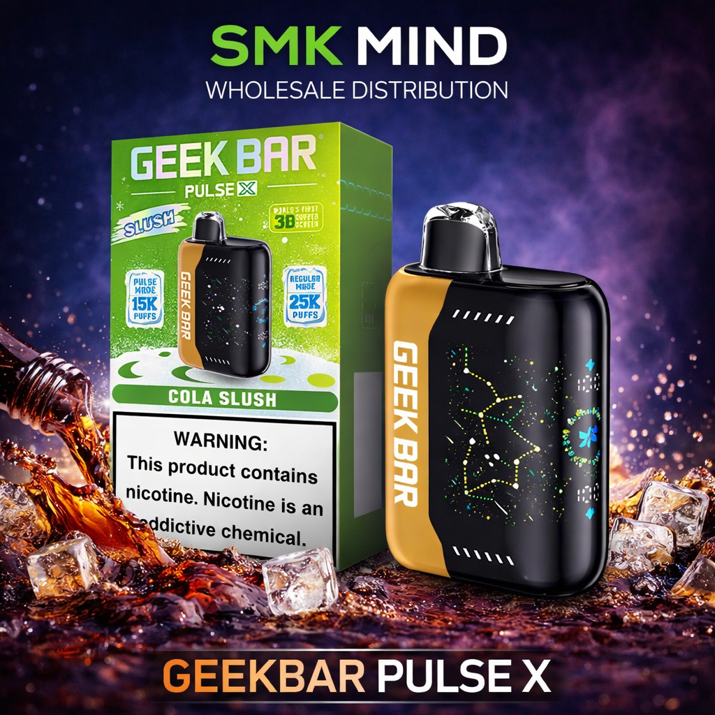 GEEKBAR PULSE X 25000 Puffs Disposable Vape Cola Slush 5CT/Box