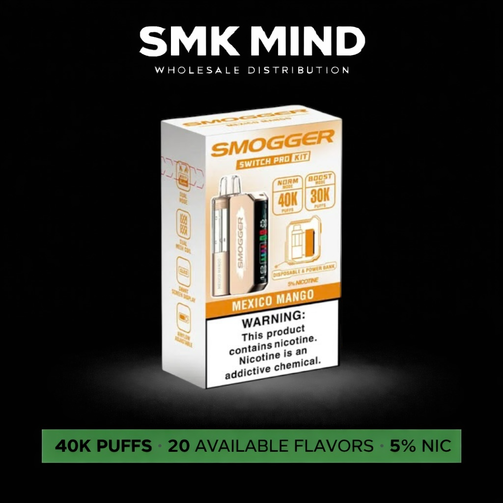 Smogger Switch Pro Kit 40K Puffs Mexico Mango 5CT/Box
