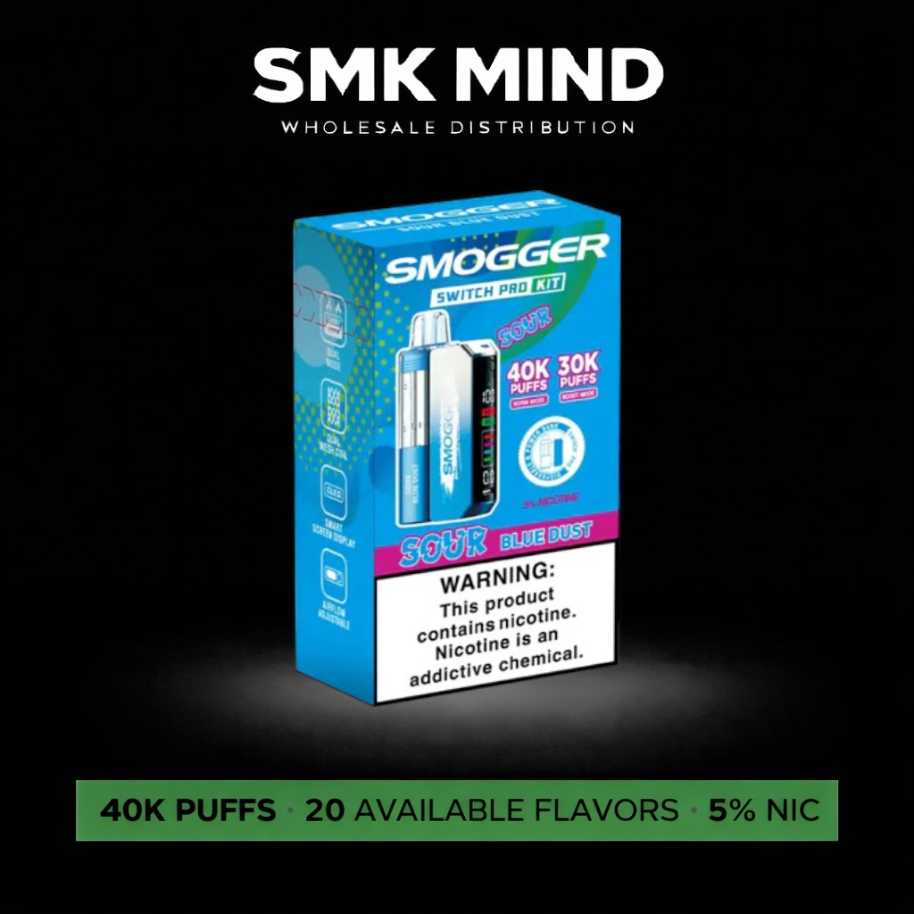 Smogger Switch Pro Kit 40K Puffs Sour Blue Dust 5CT/Box