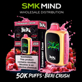 BERI CRUSH 50K Puffs Disposable Vape Strawberry Cream 5CT/Box
