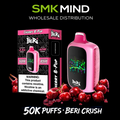 BERI CRUSH 50K Puffs Disposable Vape Cherry B-Pop 5CT/Box