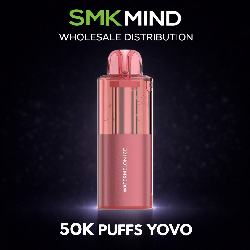 YOVO JB50K Puffs Disposable Vape Pod Watermelon Ice 5CT/BOX