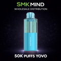 YOVO JB50K Puffs Disposable Vape Pod Blue Razz Ice 5CT/BOX