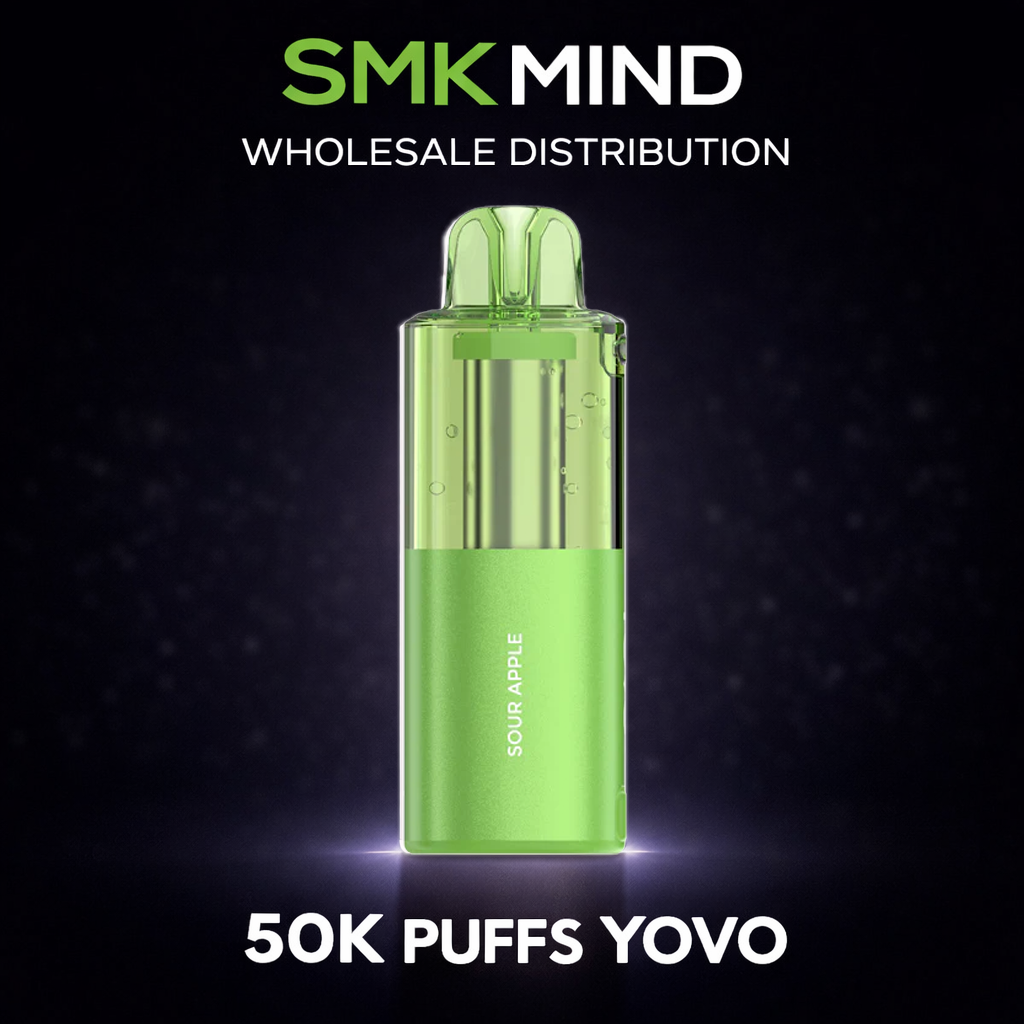 YOVO JB50K Puffs Disposable Vape Pod Sour Apple 5CT/BOX