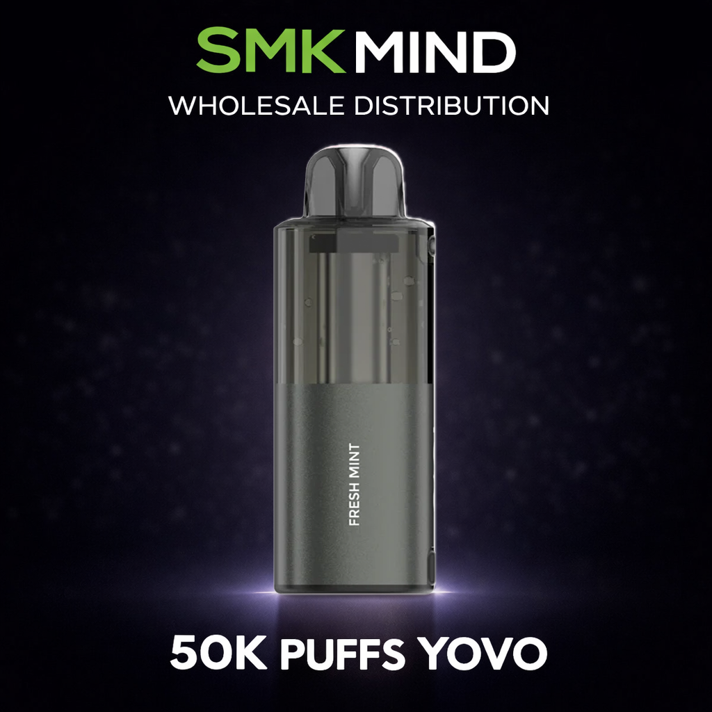 YOVO JB50K Puffs Disposable Vape Pod Fresh Mint 5CT/BOX