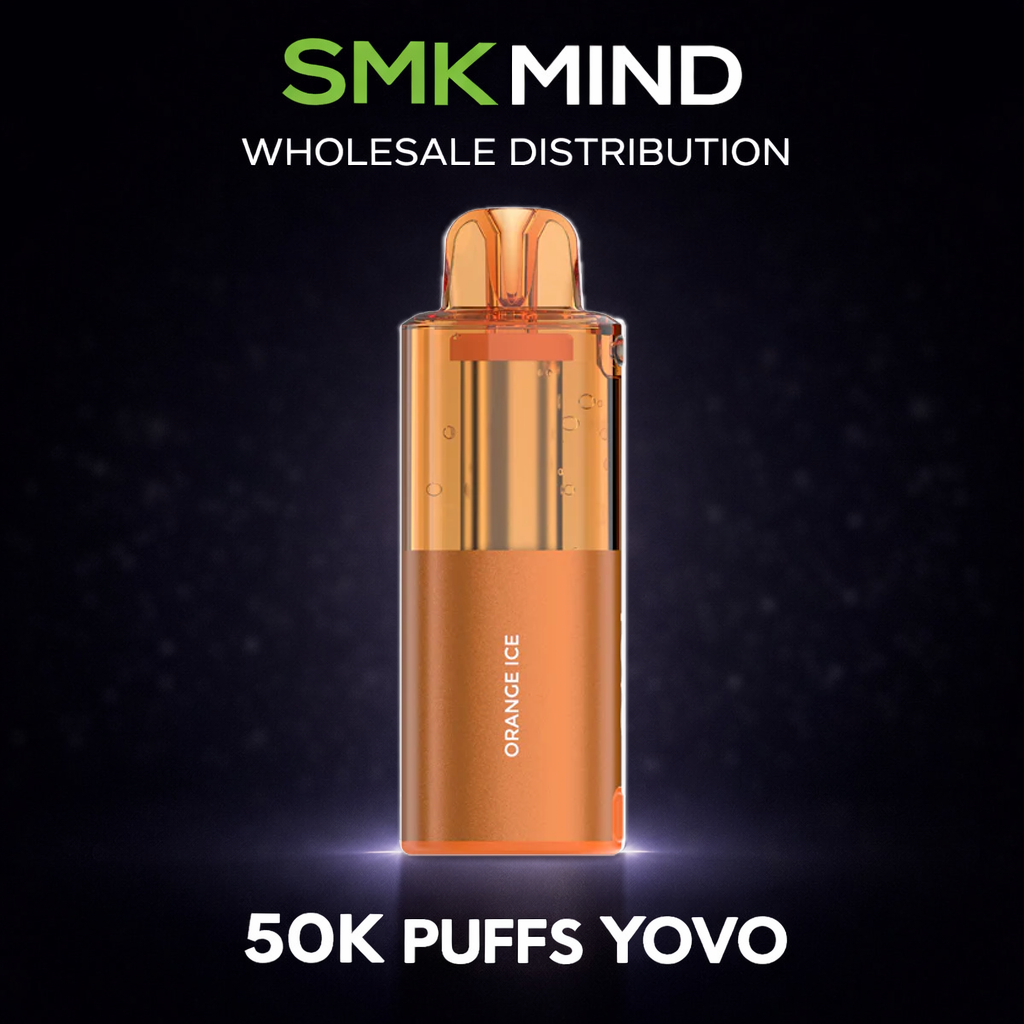YOVO JB50K Puffs Disposable Vape Pod Orange Ice 5CT/BOX