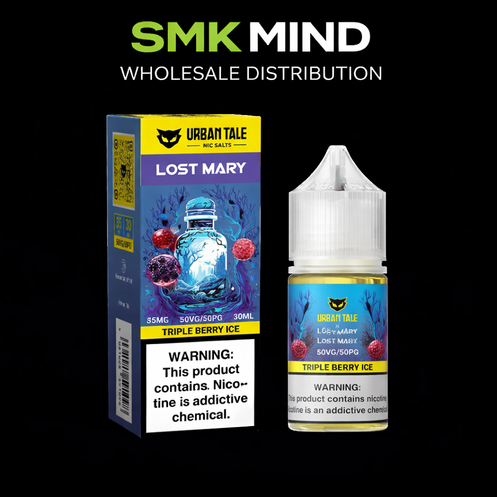 Lost Mary Urban Tale 30ml/50mg Salt Nicotine Juice 10CT/Box Triple Berry Ice