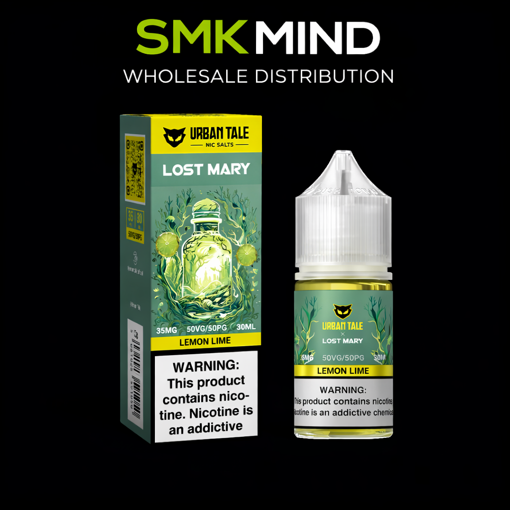 Lost Mary Urban Tale 30ml/50mg Salt Nicotine Juice 10CT/Box Lemon Lime