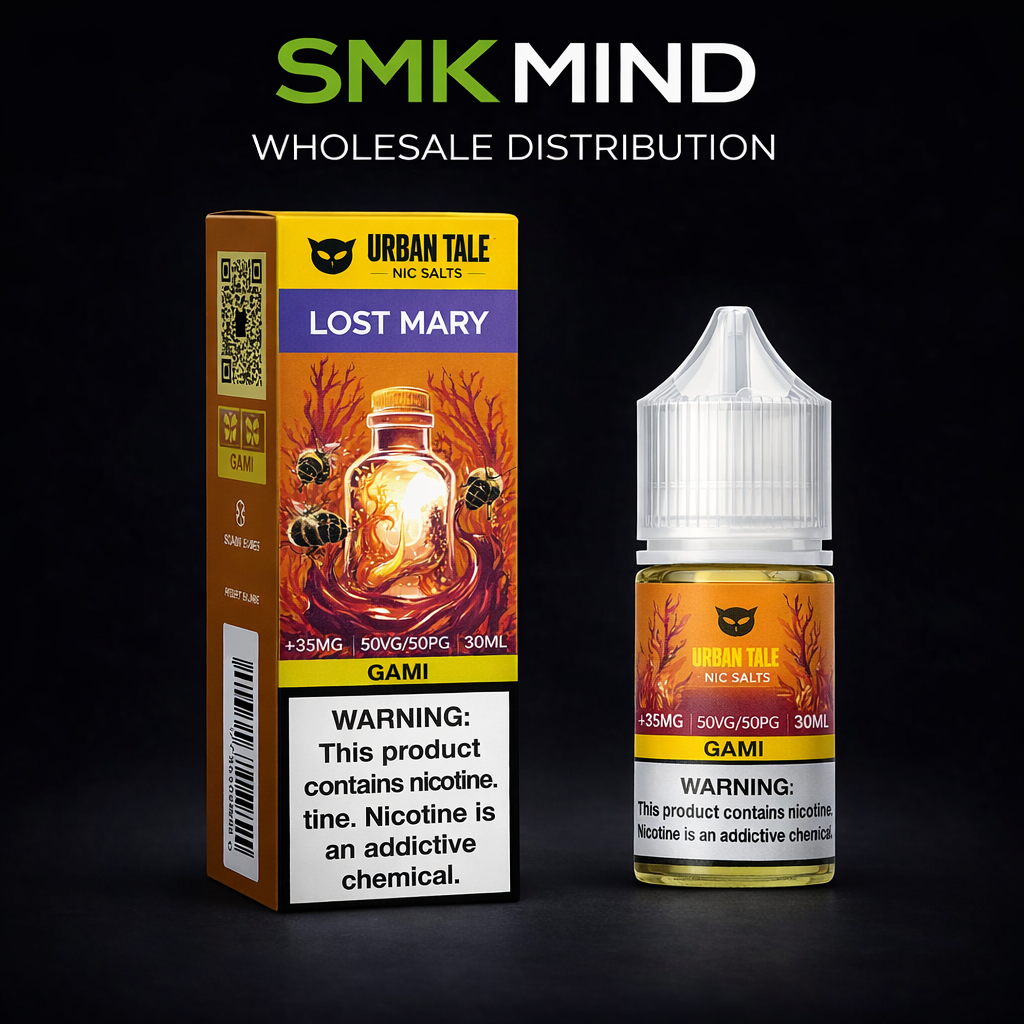 Lost Mary Urban Tale 30ml/50mg Salt Nicotine Juice 10CT/Box Gami
