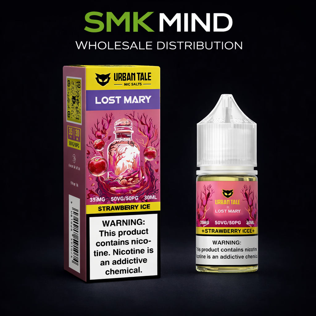 Lost Mary Urban Tale 30ml/50mg Salt Nicotine Juice 10CT/Box Strawberry Ice