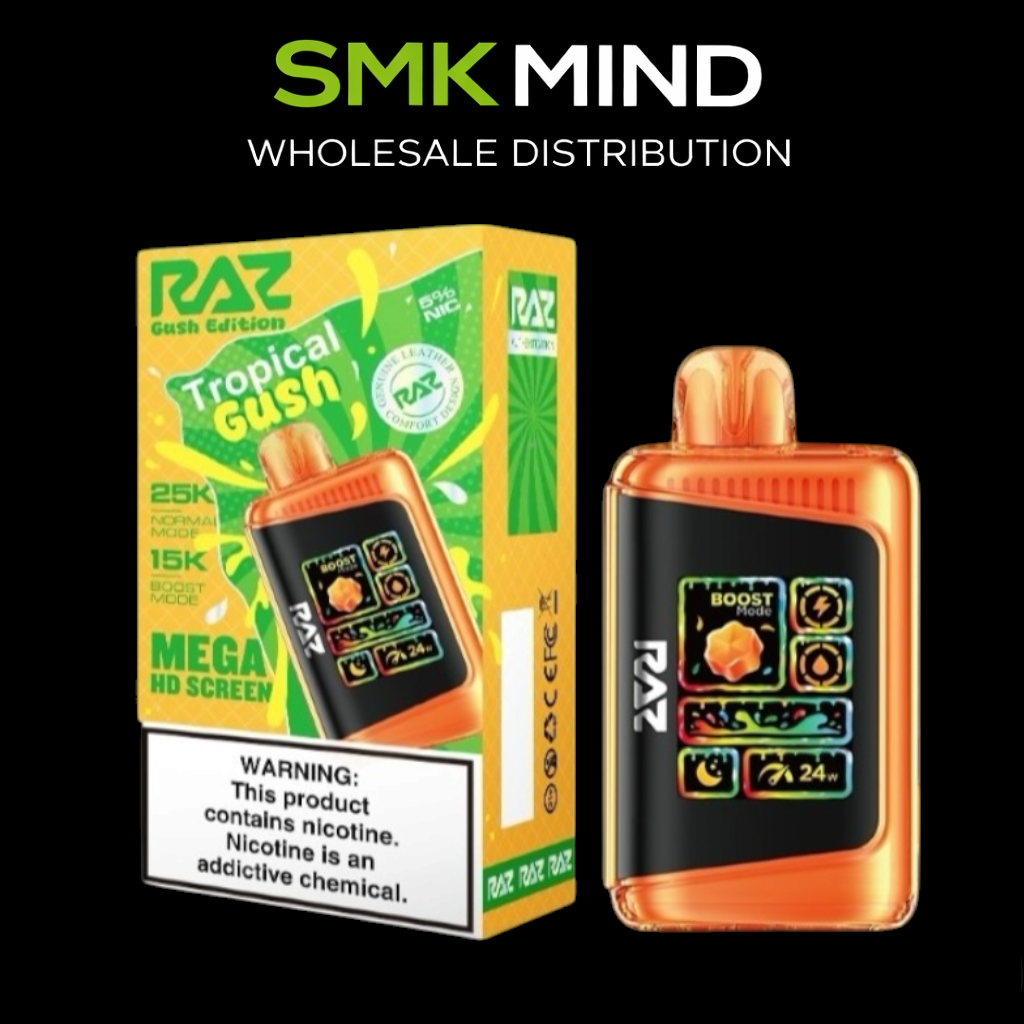 RAZ LTX DC25000 Disposable Vape
Tropical Gush 5CT/Box